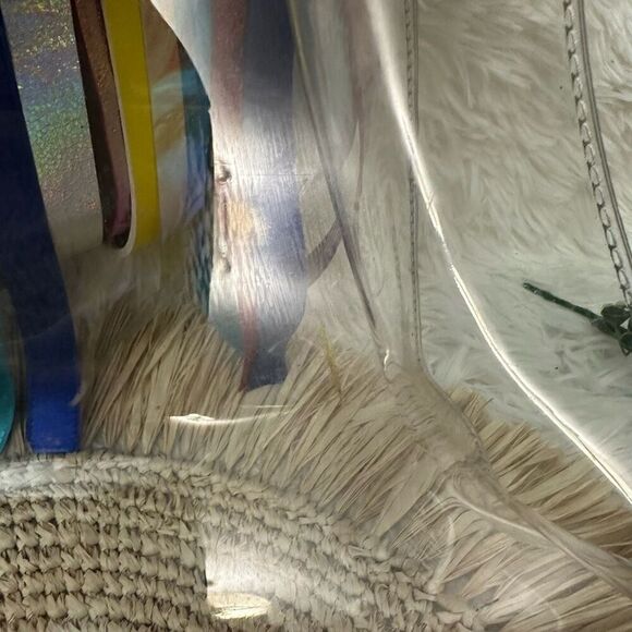 Loungefly DC Comics‎ Clear Zip HandBag Birds of Prey Harley Quinn Multi Fringed - Picture 6 of 7